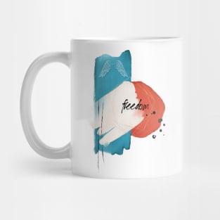 Freedom zen art #zen #modern Mug